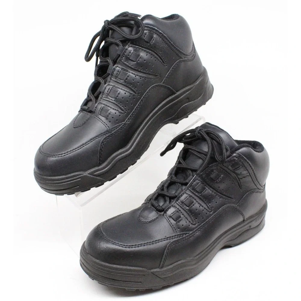 WORX by Red Wing Shoes Men's‎ 10 M 6552 Safety Toe Work Boots Black Leather